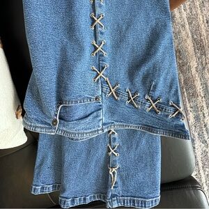 Size 8 lace up jeans